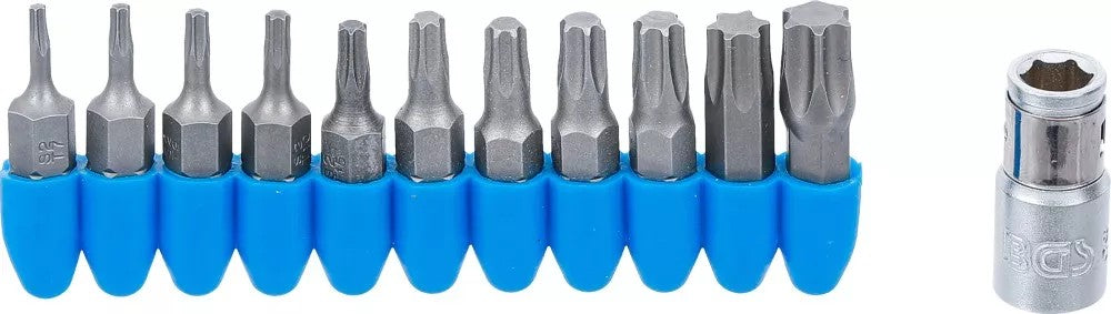 BIT SET | 6.3 MM (1/4") DRIVE | T-STAR (FOR TORX) | 11 PCS. (784)