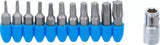 BIT SET | 6.3 MM (1/4") DRIVE | T-STAR (FOR TORX) | 11 PCS. (784)