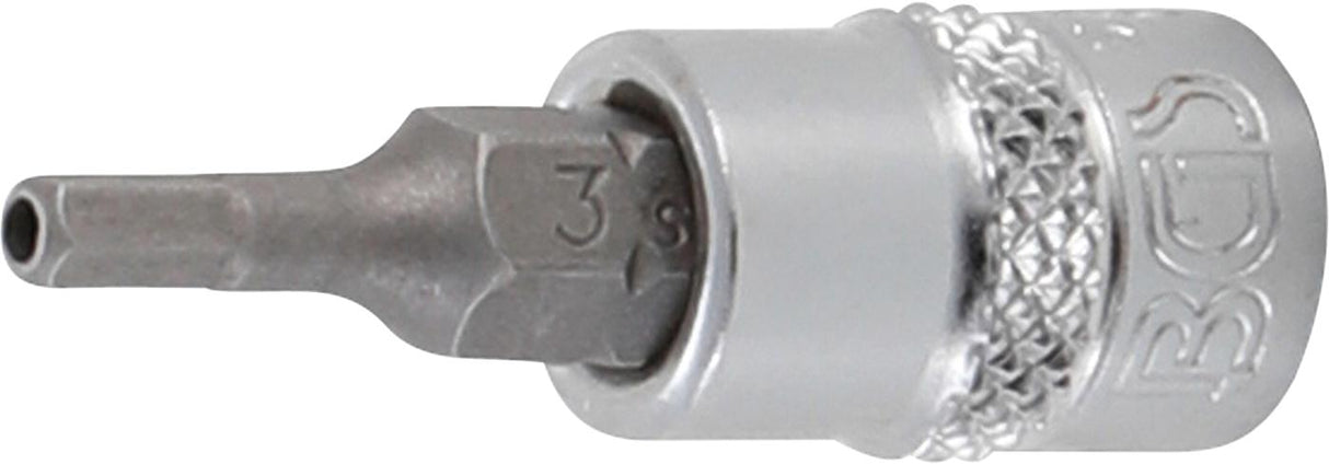 BIT SOCKET SET | 6.3 MM (1/4") DRIVE | INTERNAL HEXAGON TAMPERPROOF 2 - 7 MM | 8 PCS. (5156)
