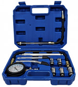 COMPRESSION TESTER PETROL | WITH EXTENDED ADAPTERS | 0-20 BAR (H06009)