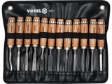 WOOD CARVING CHISEL SET 12 PCS. (25570)