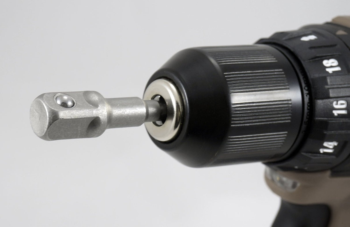 ADAPTER SET FROM 1/4"(6.3 MM) TO SOCKETS 1/4" - 3/8" - 1/2" (SK1197)