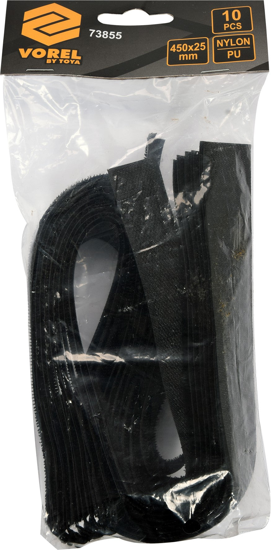 HOOK AND LOOP CABLE TIES 450MM 10PCS (73855)