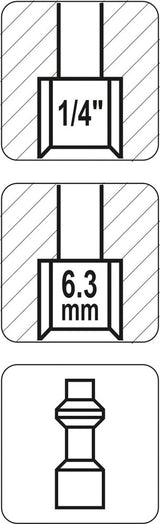 QUICK COUPLER 1/4"(F)X1/4"(M) (YT-2403)