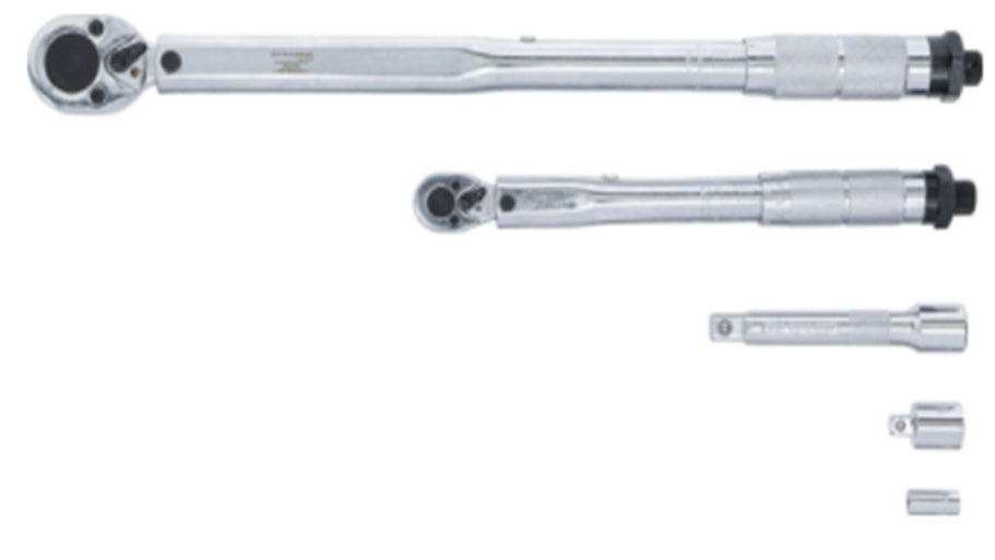 SET OF TORQUE WRENCHES | 6.3 MM (1/4") / 12.5 MM (1/2") | 5 PCS. (TW1412)