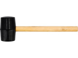 RUBBER MALLET WOODEN HANDLE (33650)