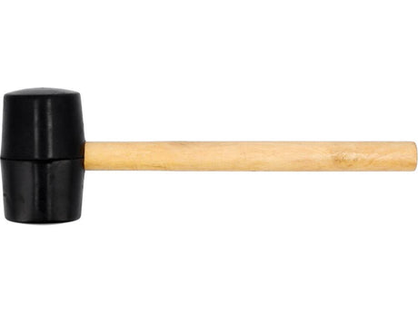RUBBER MALLET WOODEN HANDLE (33650)
