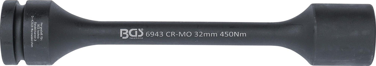 TORSION IMPACT SOCKET, HEXAGON | 25 MM (1") DRIVE | 32 MM | 450 NM (6943)