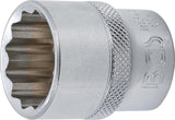 SOCKET, 12-POINT | 12.5 MM (1/2") DRIVE | 23 MM (10643)