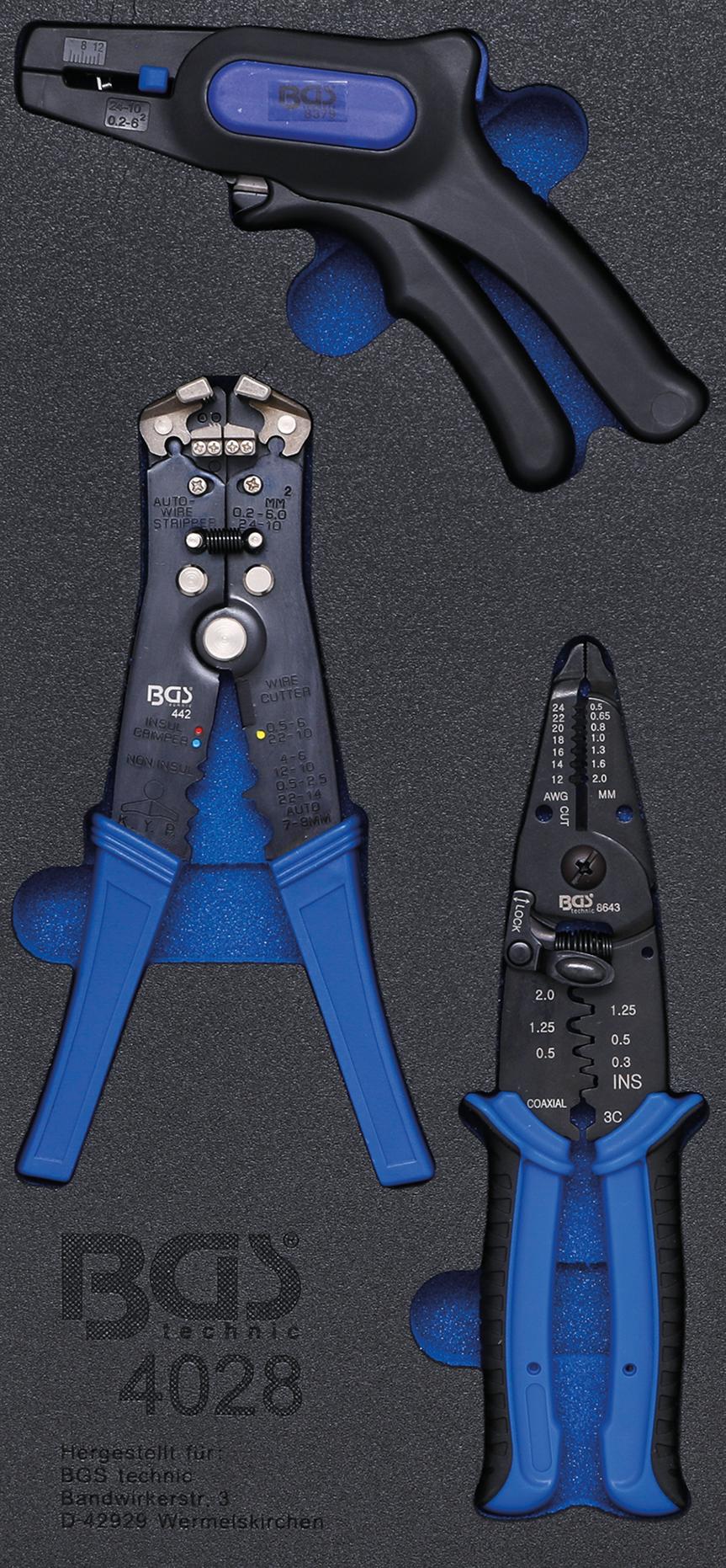 TOOL TRAY 1/3: WIRE PLIERS | 3 PCS. (4028)