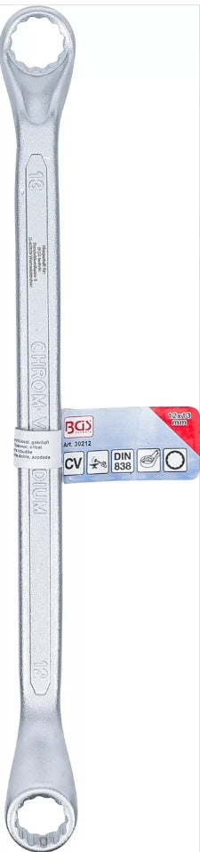 DOUBLE RING SPANNER | DEEP OFFSET ENDS | 12 X 13 MM (30212)