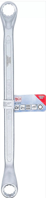 DOUBLE RING SPANNER | DEEP OFFSET ENDS | 12 X 13 MM (30212)