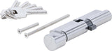 SECURITY CYLINDER LOCK | WITH ROTARY KNOB | 45/45 | 90 MM (85290)