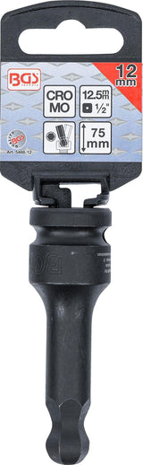IMPACT BIT SOCKET | LENGTH 75 MM | 12.5 MM (1/2") DRIVE | INTERNAL HEXAGON WITH BALL HEAD 12 MM (5488-12)