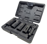 SCREW-TYPE LONG DOUBLE-SIDED IMPACT SOCKET SET | CR-MO | 12.5 MM (1/2") | 17-19-21-22 MM | 5 PCS. (SK201614)