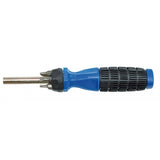 SCREWDRIVER W. RUBBER HANDLE AND 6 BITS (65041)