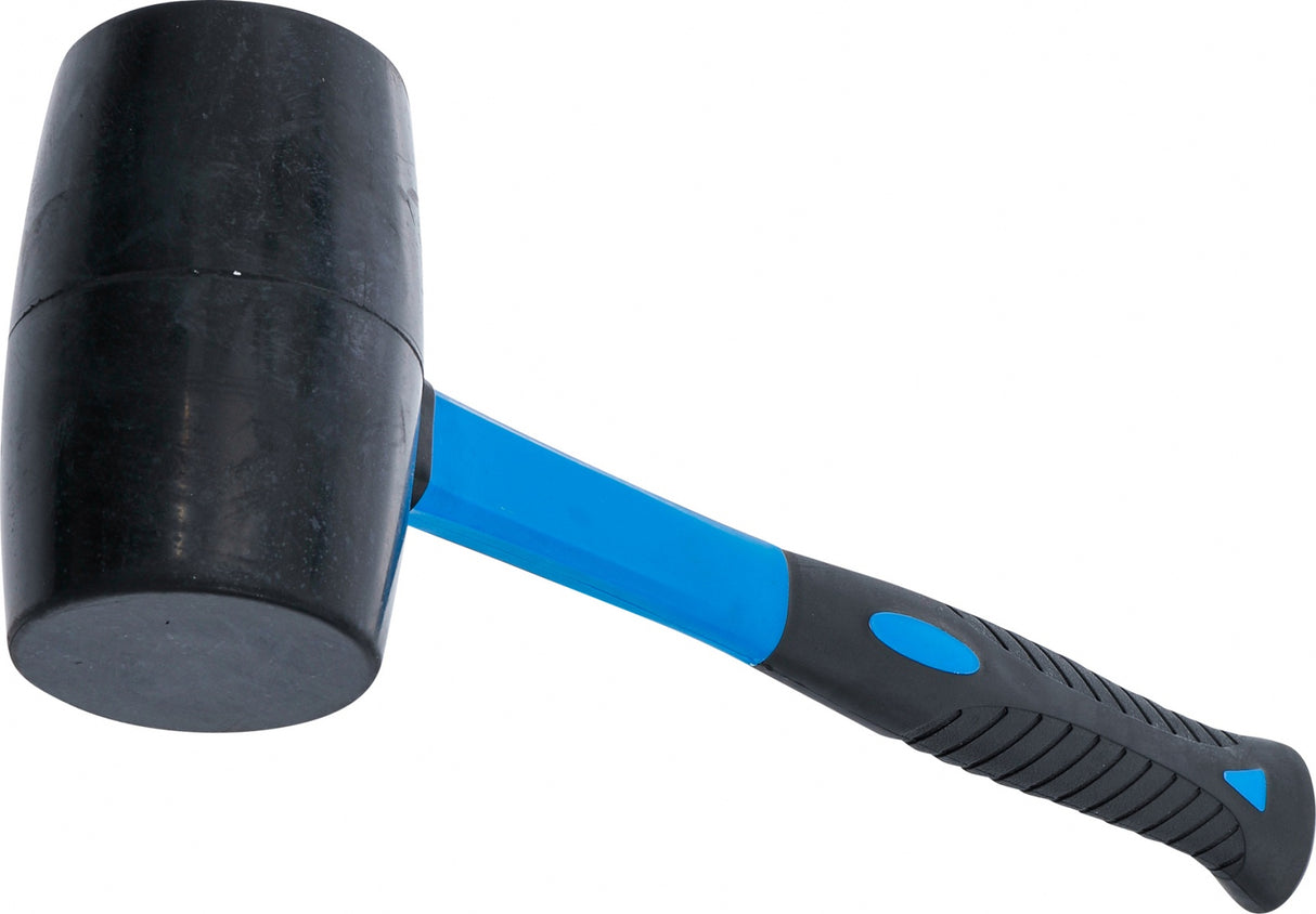 RUBBER MALLET | FIBREGLAS SHAFT | BLACK HEAD | Ø 70 MM | 900 G (1963)