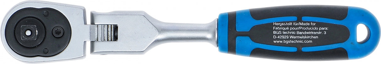 FLEXIBLE RATCHET | WITH LOCKING POSITION | 6.3 MM (1/4") | 165 MM (25130)