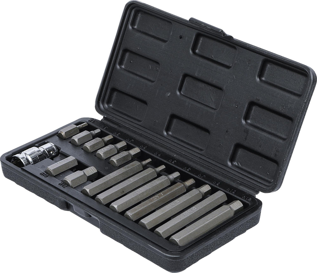 BIT SET | 10 MM (3/8") DRIVE | INTERNAL HEXAGON | 15 PCS. (5070)