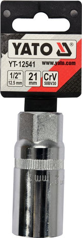 SPARK PLUG SOCKET 1/2" 21MM (YT-12541)