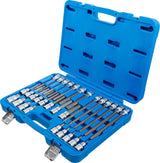 BIT SOCKET SET | 12.5 MM (1/2") DRIVE | INTERNAL HEXAGON | 30 PCS. (5181)