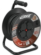 CABLE REEL EXTENSION | 4 WATERPROOF SOCKETS | 3X1.5 MM² | 20 M (EG-0025)