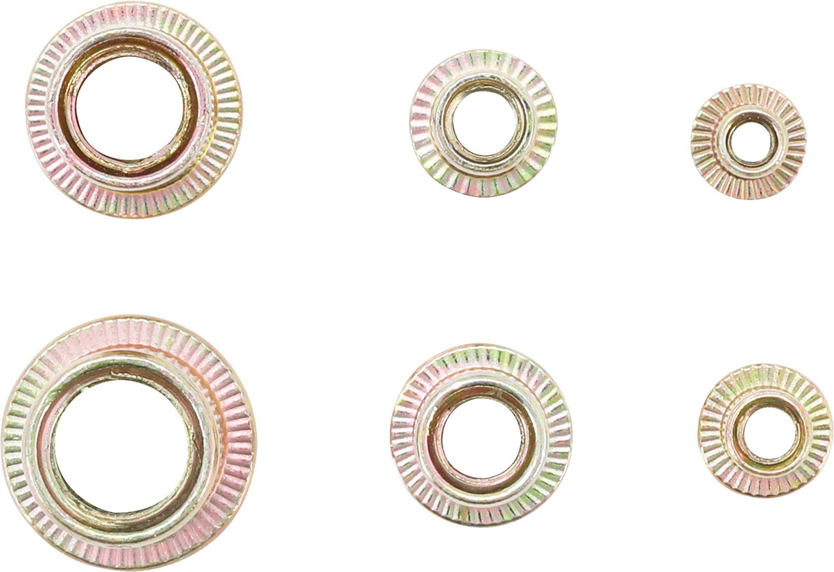RIVET NUTS ASSORTMENT | GALVANIZED STEEL | 150 PCS. (14126)