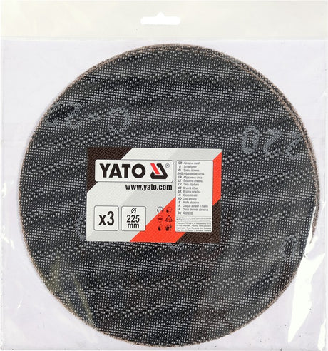 ABRASIVE DISC 225MM 3PCS P220 (YT-845863)