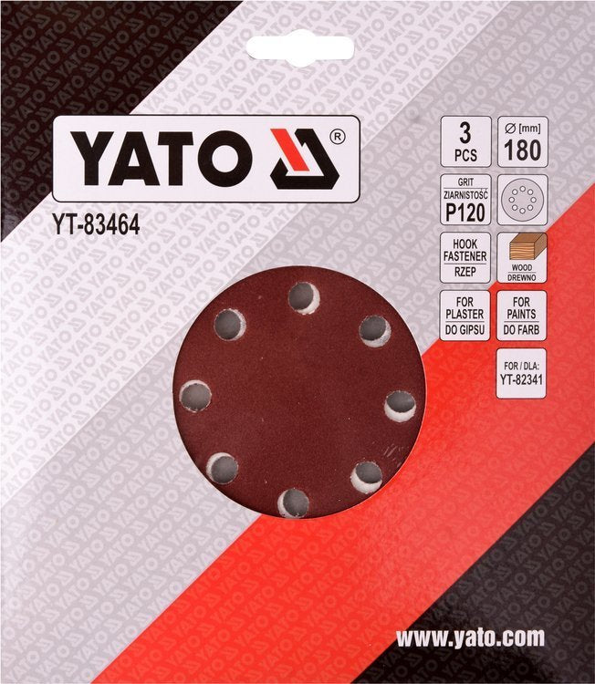 SAND PAPER FOR DRYWALL 180MM P120 (YT-83464)