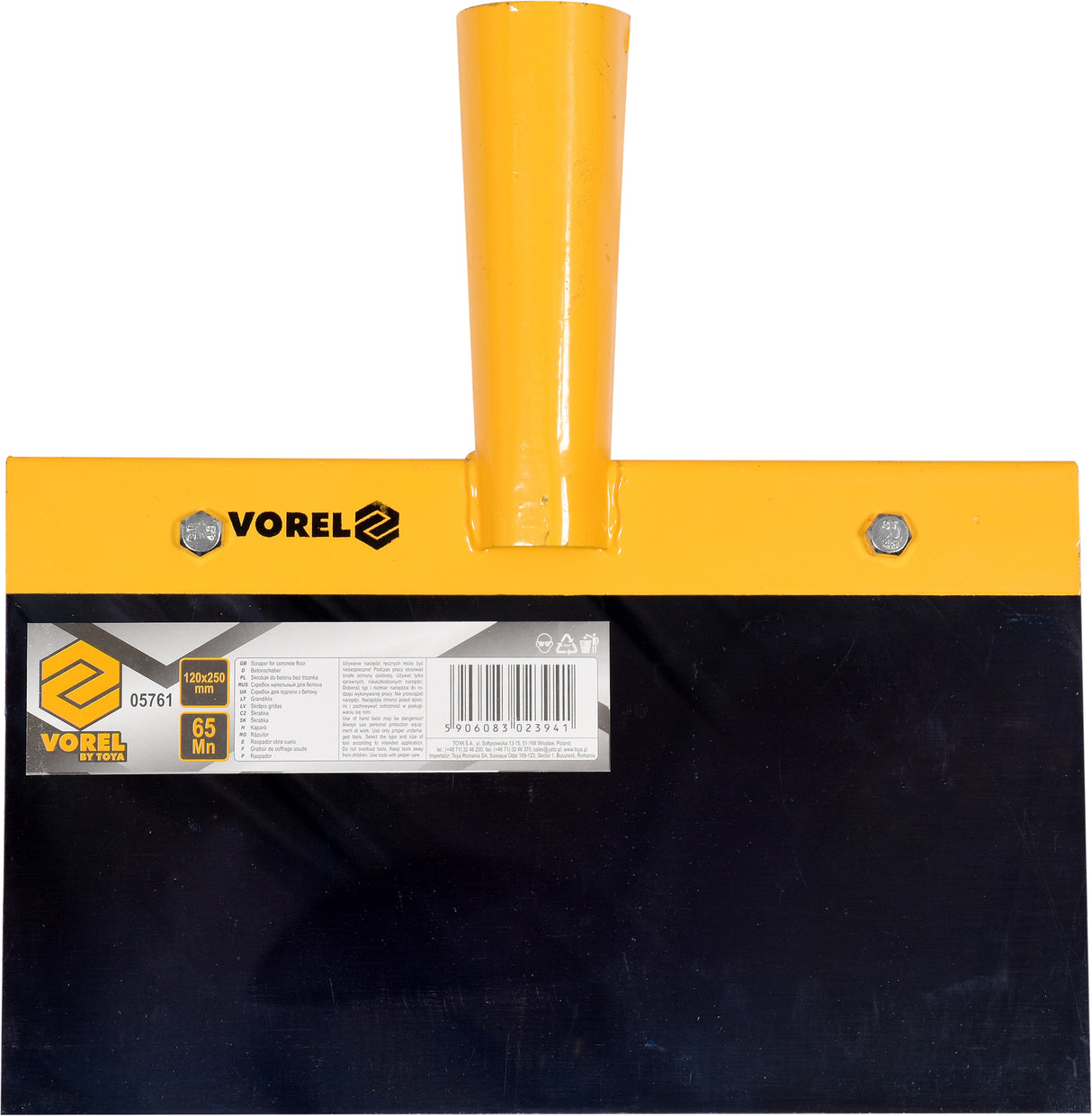 CONCRETE SCRATCHER WITHOUT HANDLE | 120 X 250 MM (05761)