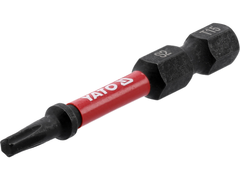 IMPACT SCREWDRIVER BITS 1/4 50MM T15 2PC (YT-78052)