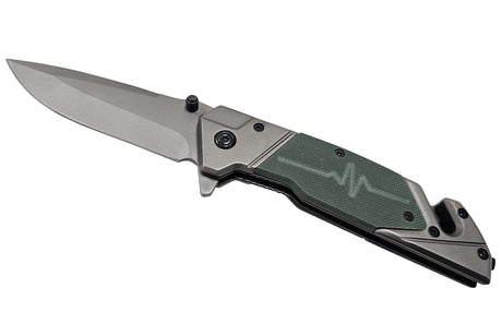 FOLDING KNIFE | 3-IN-1 | STAINLESS STEEL | 20.2 CM (SK3)