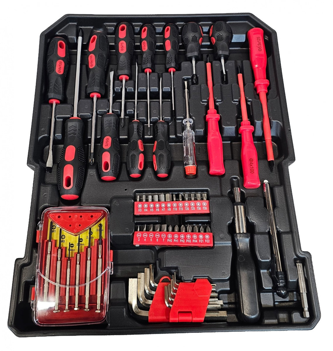 TOOL SET IN ALUMINUM CASE | RATCHETING WRENCHES | WITH WHEELS | 187 PCS. (SK582419)