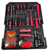 TOOL SET IN ALUMINUM CASE | RATCHETING WRENCHES | WITH WHEELS | 187 PCS. (SK582419)