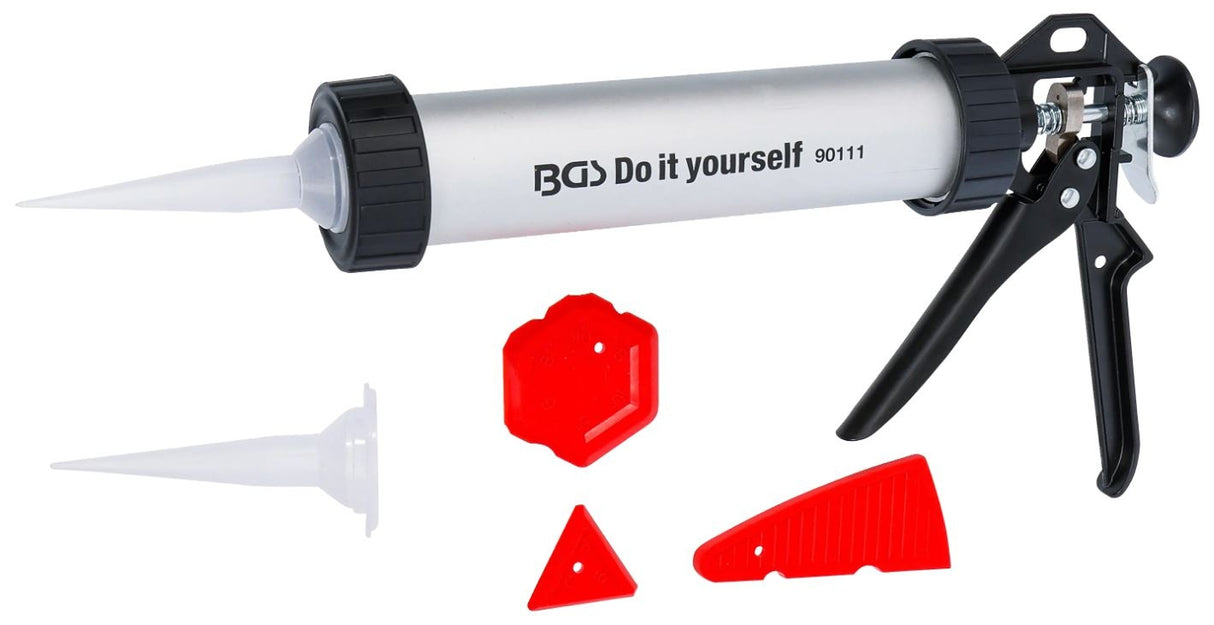 ALUMINIUM SEALANT GUN | WITH JOINT SHAPING TOOL SET | 5 PCS (90111)
