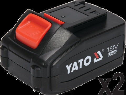 IMPACT DRILL DRIVER 18V 75NM - 2X 3AH (YT-82791)