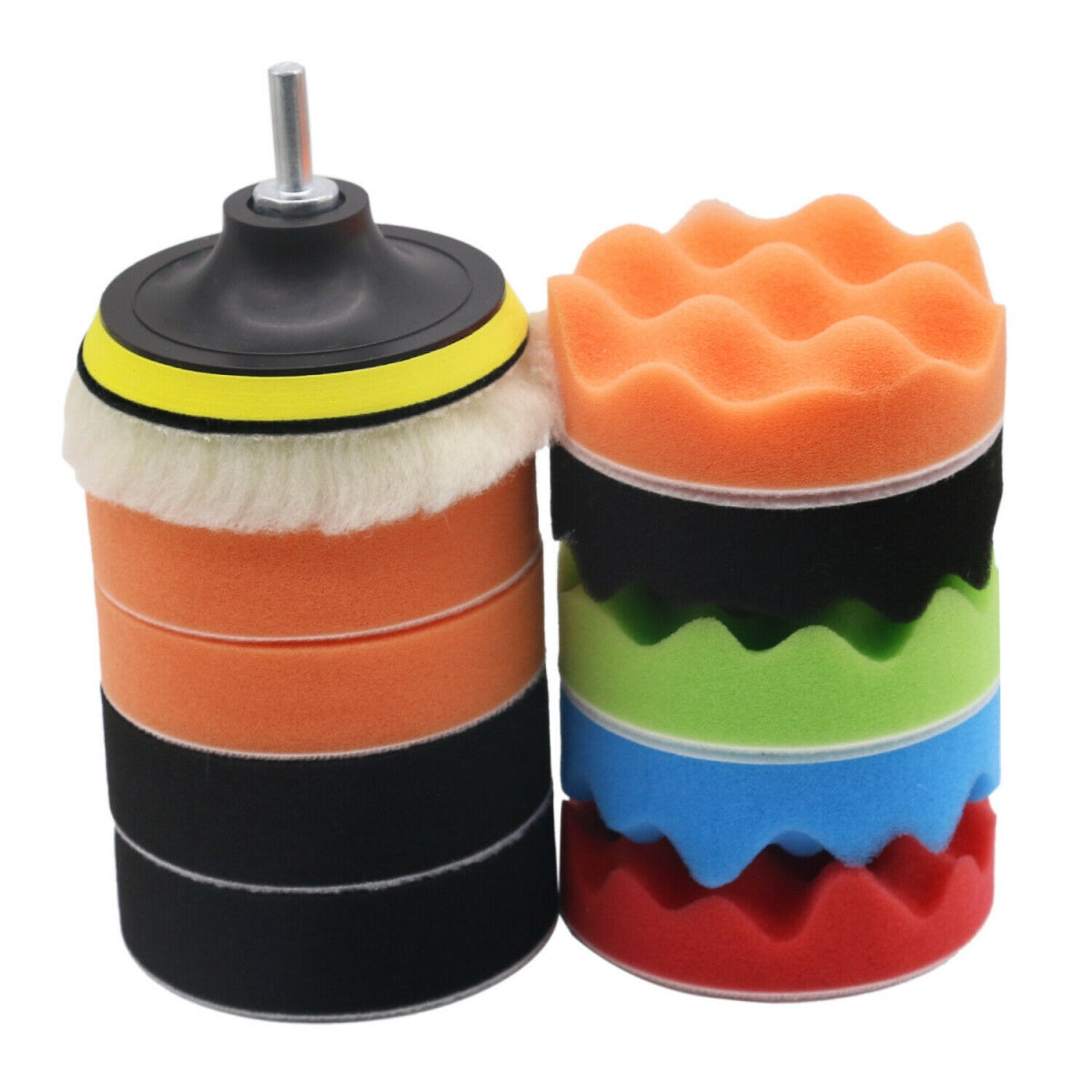 POLISHING PAD SET | Ø 125 MM | 12 PCS. (BK1004)