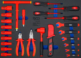 TOOL TRAY 3/3: VDE SOCKET SET | 10 MM (3/8") DRIVE | 26 PCS. (70218)