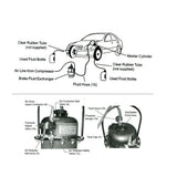 PROFESSIONAL BRAKE SYSTEM BLEEDER WITH ADAPTERS (SK2396)