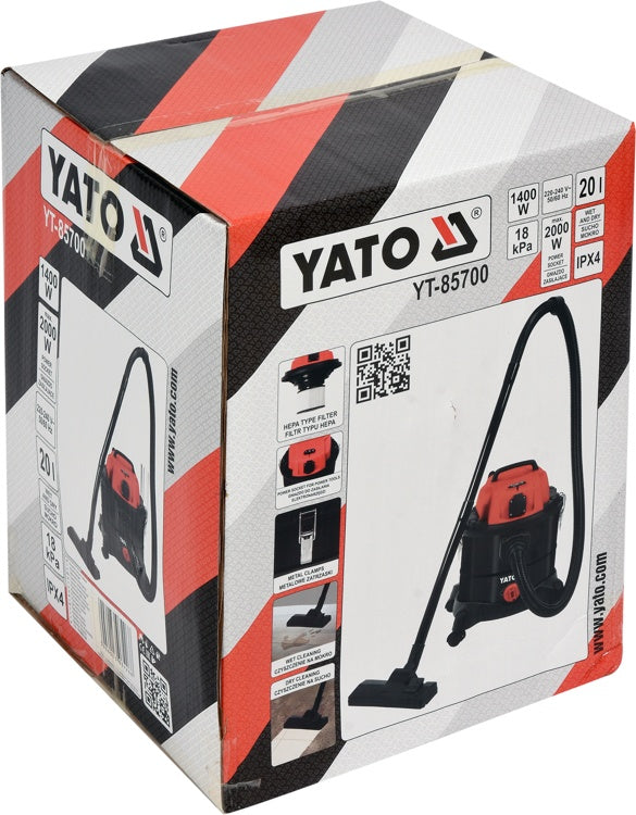 VACUUM CLEANER 1400W 20L WET/DRY (YT-85700)