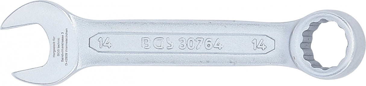 COMBINATION SPANNER | EXTRA SHORT | 14 MM (30764)