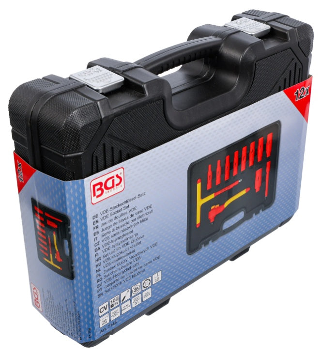 VDE TOOL SET | 10 MM (3/8") | 7 - 22 MM | 12 PCS. (7146)