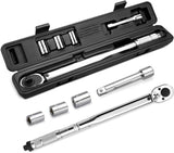 TORQUE WRENCH | EXTENSION BAR + 3 SOCKETS | 12.5 MM (1/2") | 28 - 210 NM (TW12)
