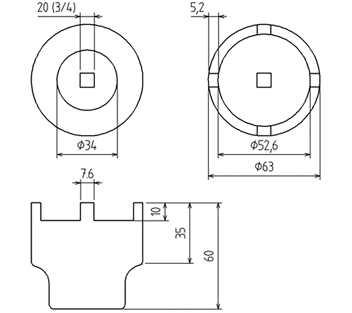 SUPPORTING JOINT PIN WRENCH | FOR MERCEDES-BENZ M-CLASS (5420)