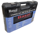 TOOL SET | 6.3 MM (1/4") / 10 MM (3/8") / 12.5 MM (1/2") | 173 PCS. (BT500173)