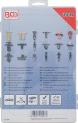 AUTOMOTIVE CLIP ASSORTMENT FOR TOYOTA, LEXUS | 360 PCS. (9047)