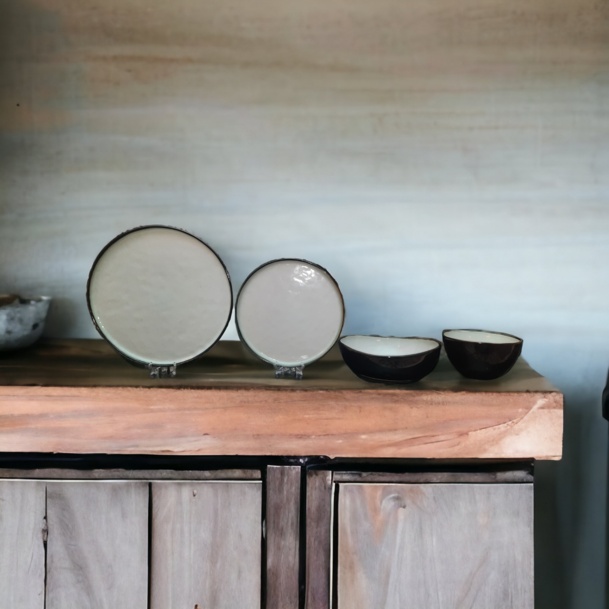 CANCAN DINNERWARE SET | CERAMIC | 4PCS. (CANCAN)