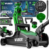 LOW PROFILE HYDRAULIC FLOOR JACK WITH WHEELS WÜBER W22001 | 90-360 MM | 2.5 T (W22001)