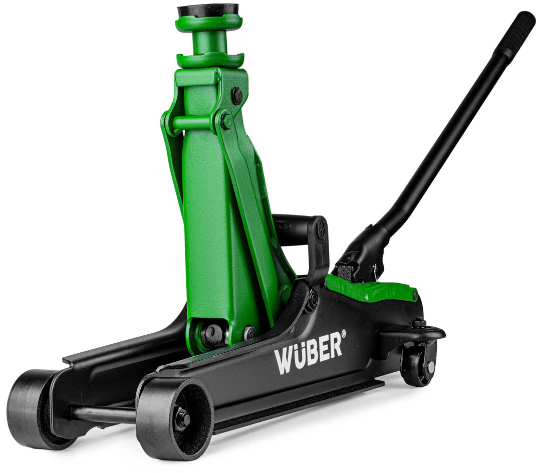 LOW PROFILE HYDRAULIC FLOOR JACK WITH WHEELS WÜBER W22001 | 90-360 MM | 2.5 T (W22001)