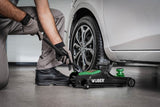 LOW PROFILE HYDRAULIC FLOOR JACK WITH WHEELS WÜBER W22001 | 90-360 MM | 2.5 T (W22001)